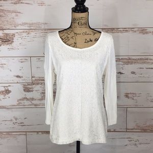 Cream Lace Blouse